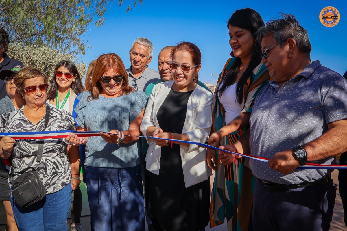 Estación Baquedano sumó un nuevo espacio de recreación
