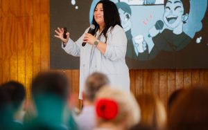 Barbarita Lara realizó charlas a estudiantes de Sierra Gorda participaron en jornadas sobre tecnología e innovación por el Mes de la Mujer